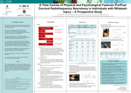 [Poster title] - Evidence Sport and Spinal Therapy