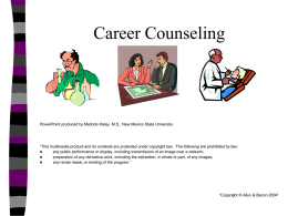 Career Counseling - Higher Education | Pearson