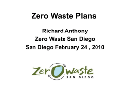 Zero Waste Plans