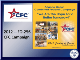 CFC Campaign-SSA-PSL - Atlantic Coast Combined Federal