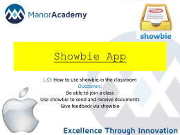 Showbie App