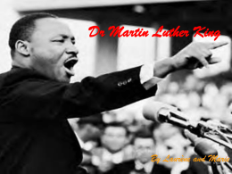 Dr Martin Luther King