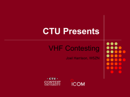 CTU Presents - Contest University