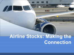 Airline Stocks: Making the Connection