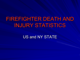 FIREFIGHTER FATALITY STATS - Critical Response Network