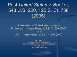 Post-United States v. Booker, 543 U.S. 220, 125 S. Ct. 738
