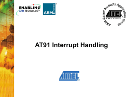 Interrupt Handling