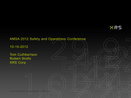 XRS Presentation Template 2012