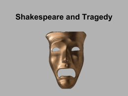 Shakespeare and Tragedy