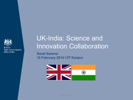EU research presentation - Indian Institute of Technology