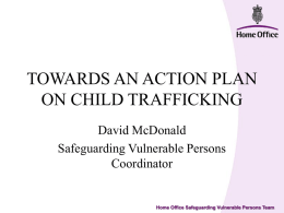 Trafficking of Children and Young People