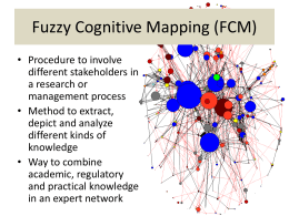 Fuzzy Cognitive Mapping (FCM)