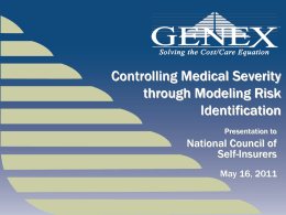GENEX Services, Inc. presentation to