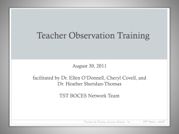 NYSED August 4-5, 2011 Teaching & Learning Solutions