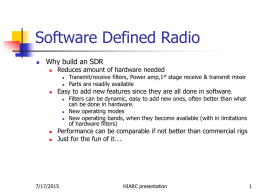 Quantum Software Defined Radio