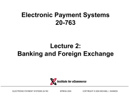Banking and Foreign Exchange 2004
