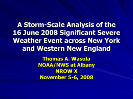 A Storm-Scale Analysis of the 16 June 2008 Significant