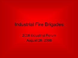 Industrial Fire Brigades - Illinois Fire Service Institute