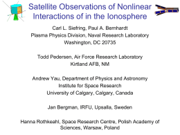 ePOP Observations of Nonlinear Interactions of High Power