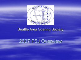 2007 F5J Overview - Welcome to SRAC.com
