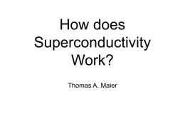 How does Superconductivity Work?