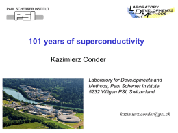 101 Years of Superconductivity - fz