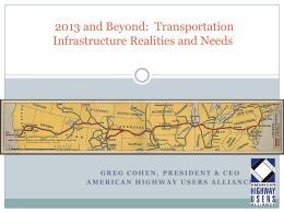 Making the Case for Highway Investment: Learning from The