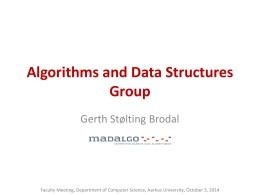 Algorithms and Data Structures Group