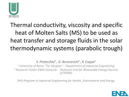 Experimental methods for the measurement of MS thermal