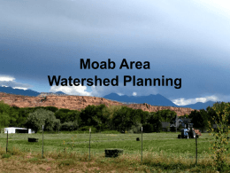 Moab Area Watershed Planning