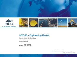 SITE BC - Engineering Market
