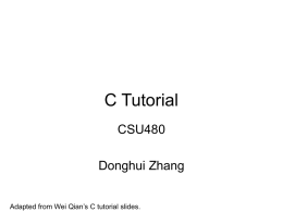 C/C++ Tutorial