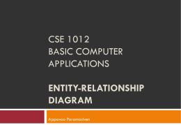 CSE 1012 Basic Computer Applications