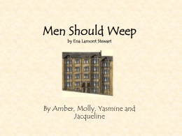 Men Should Weep - Dunoon Grammar School