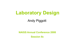 Laboratory Design - The Association for Science Education