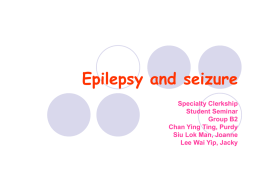 Epilepsy and seizure - University of Hong Kong