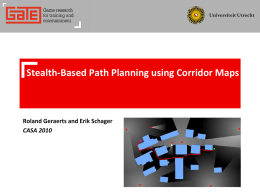 Stealth-Based Path Planning using Corridor Maps