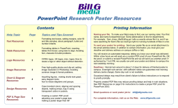 Bill G Media's Poster Resources for PPT 2003