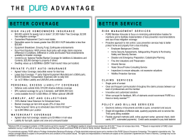 The Advantage - PURE Insurance