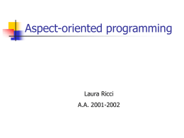 Aspect-oriented programming