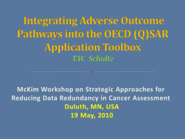 Pathways in Category Formation - International QSAR Foundation