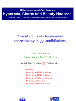 Present status of charmonium spectroscopy in proton