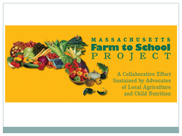 Massachusetts Farm to School Project