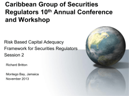 IOSCO Objectioves and Principles of Securities Regulation
