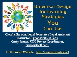 Universal Design for Learning Strategies You Can Use!