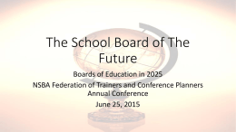 The School Board of The Future