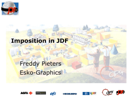 Imposition in JDF