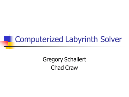 Computerized Labyrinth Solver