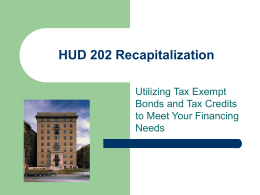 HUD 202 Refinancing