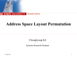 Address Space Layout Permutation
